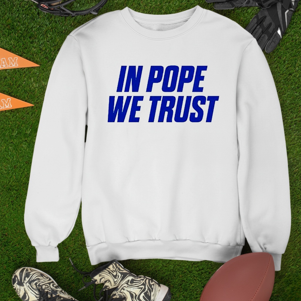 Alternative view of Kentucky Wildcats NBA In Pope We Trust Letter Shirt