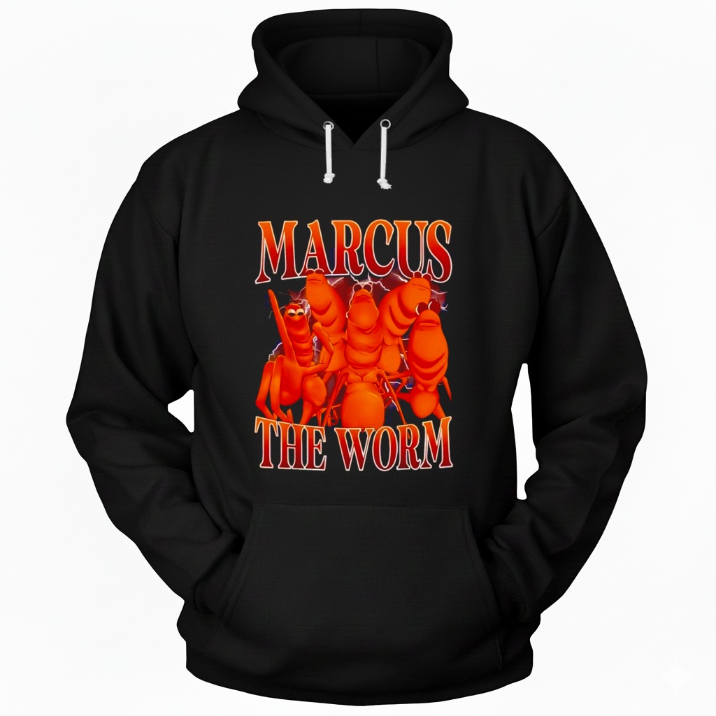 Marcus The Worm Meme Funny Retro 90s Shirt