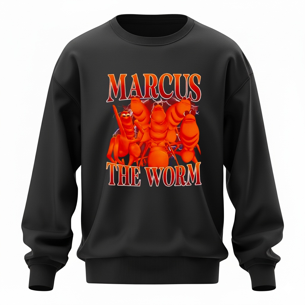 Marcus The Worm Meme Funny Retro 90s Shirt