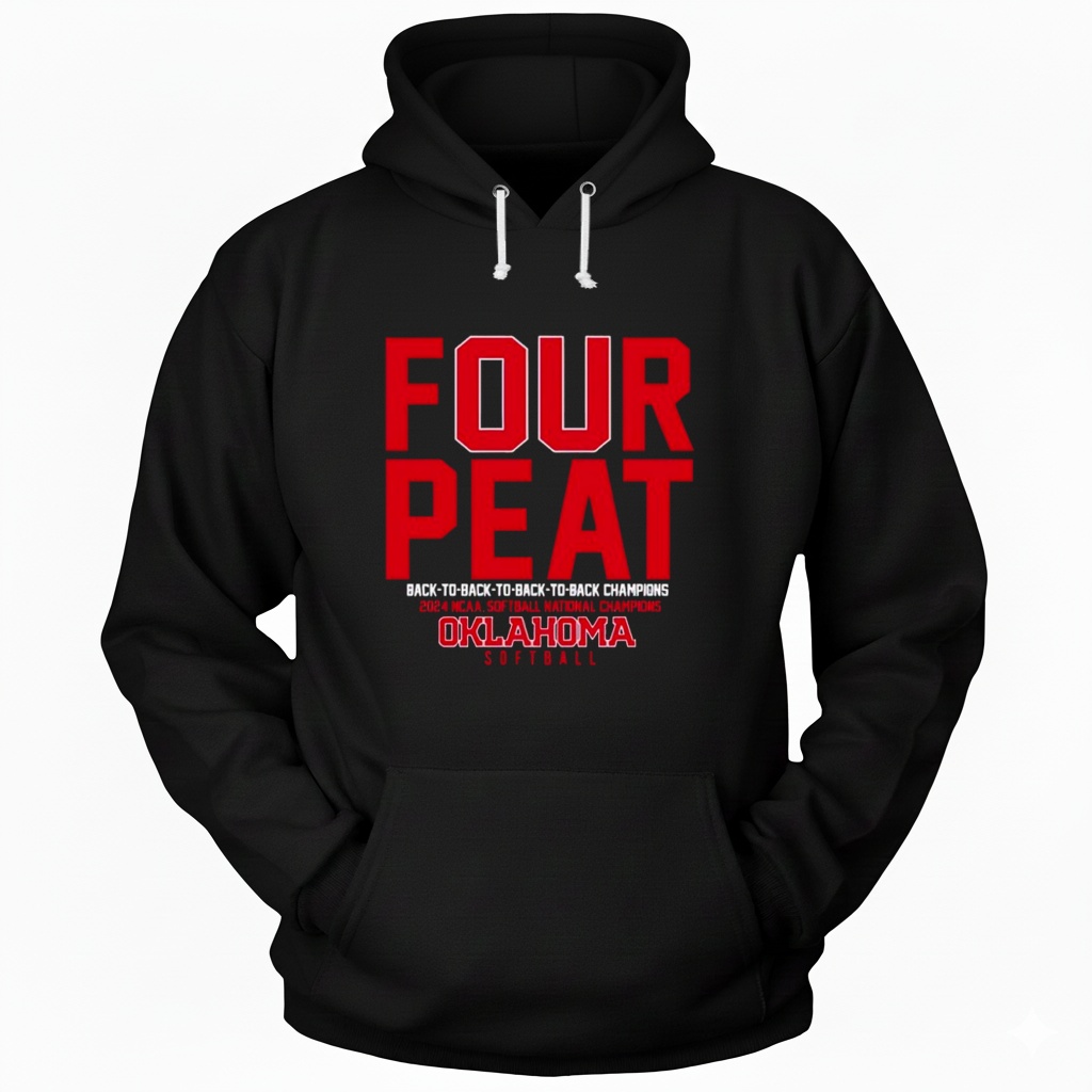 Oklahoma Softball Four-Peat Shirt
