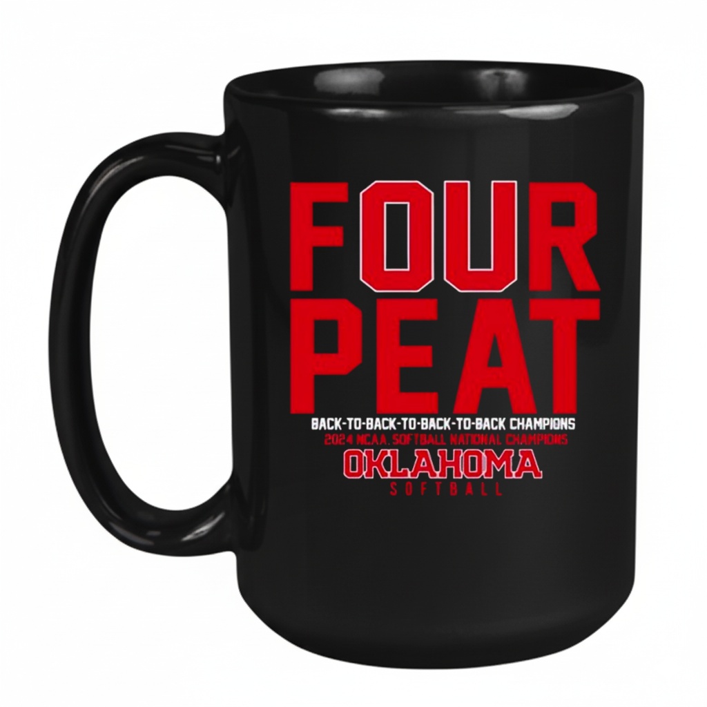 Oklahoma Softball Four-Peat Shirt