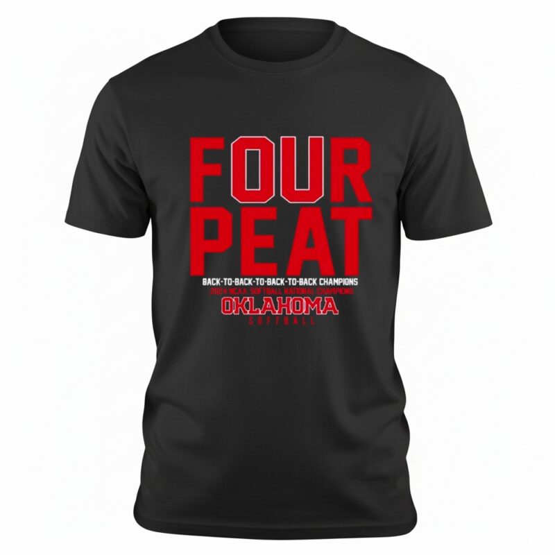 Oklahoma Softball Four-peat_T-shirt