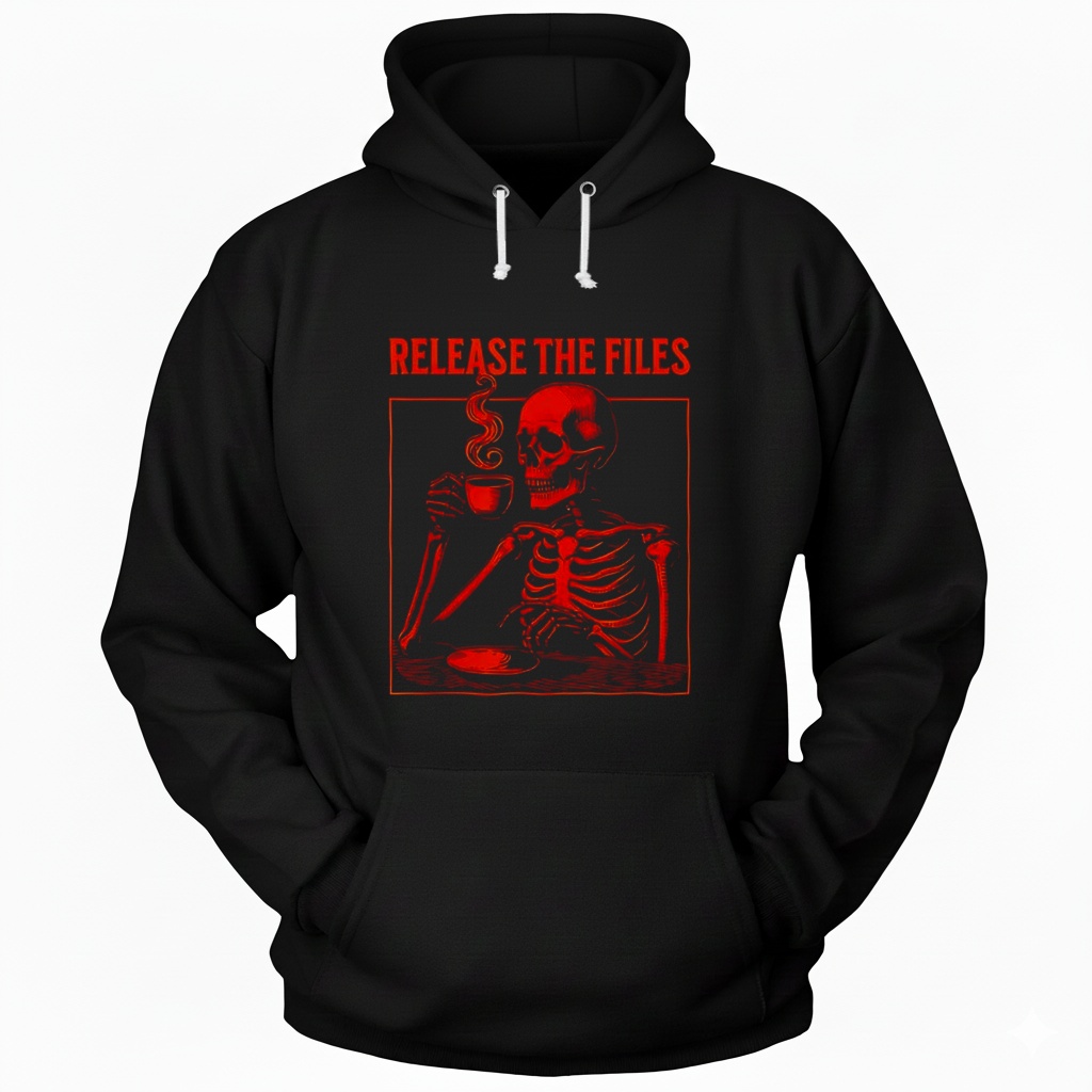 Skeleton Mug Coffee Release The Files Graphic Shirt