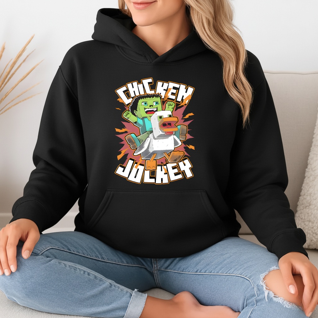 Chicken Jockey Baby Zombie Riding a Chicken shirt