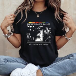Emerson Lake and Palmer welcome back friends_Ladies T-Shirt