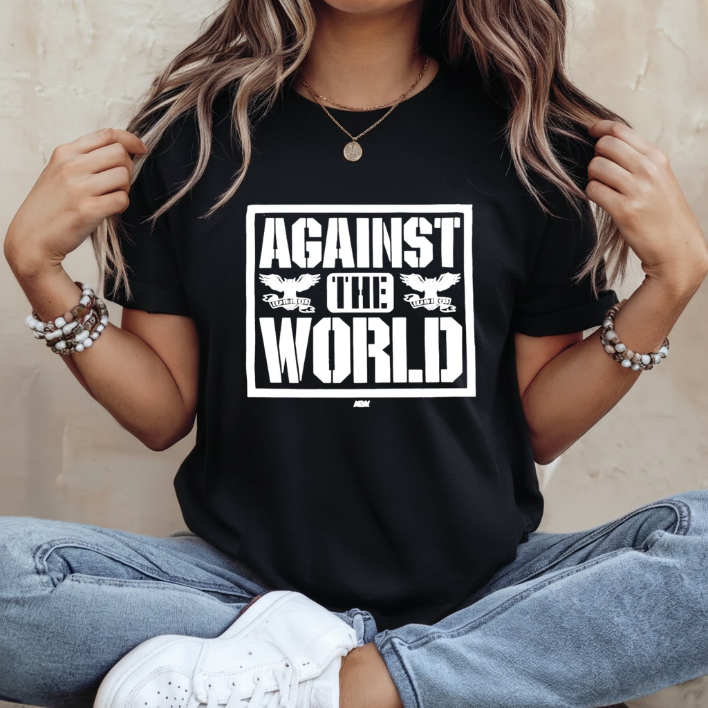 Gainst The World AEW shirt