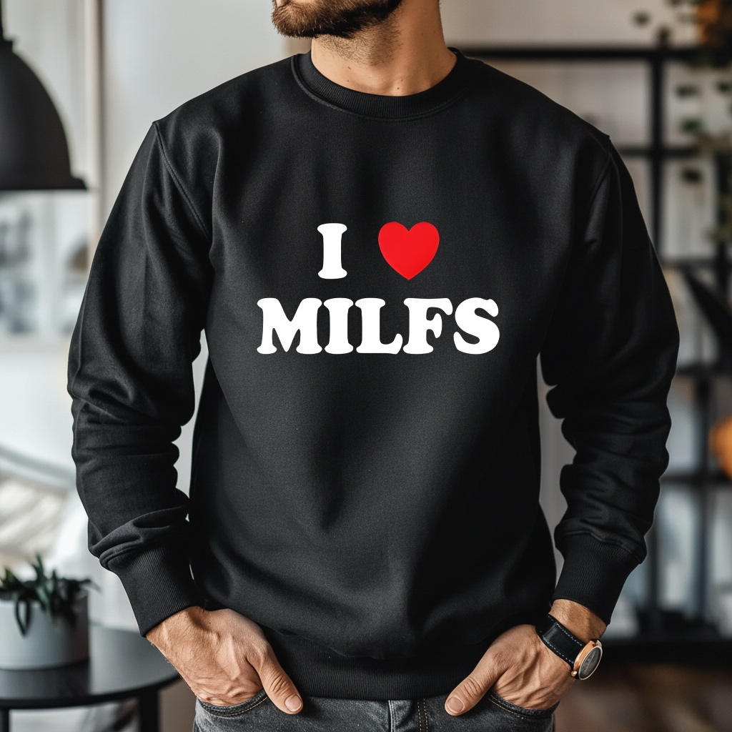 I Heart Milfs love T-shirt
