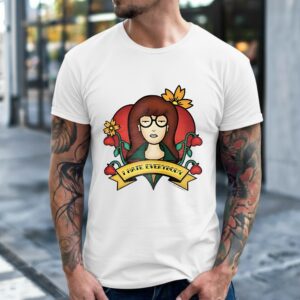 I hate everything heart-shaped portrait retro shirt