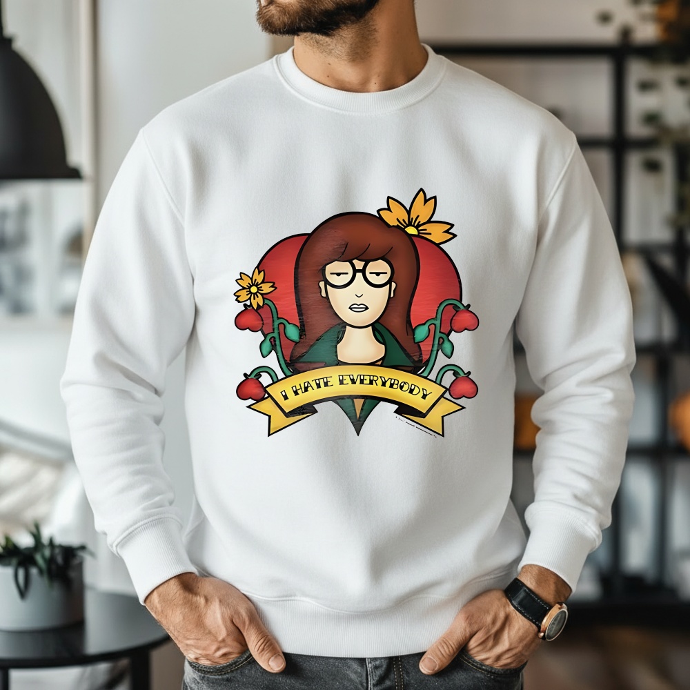 I hate everything heart-shaped portrait retro shirt
