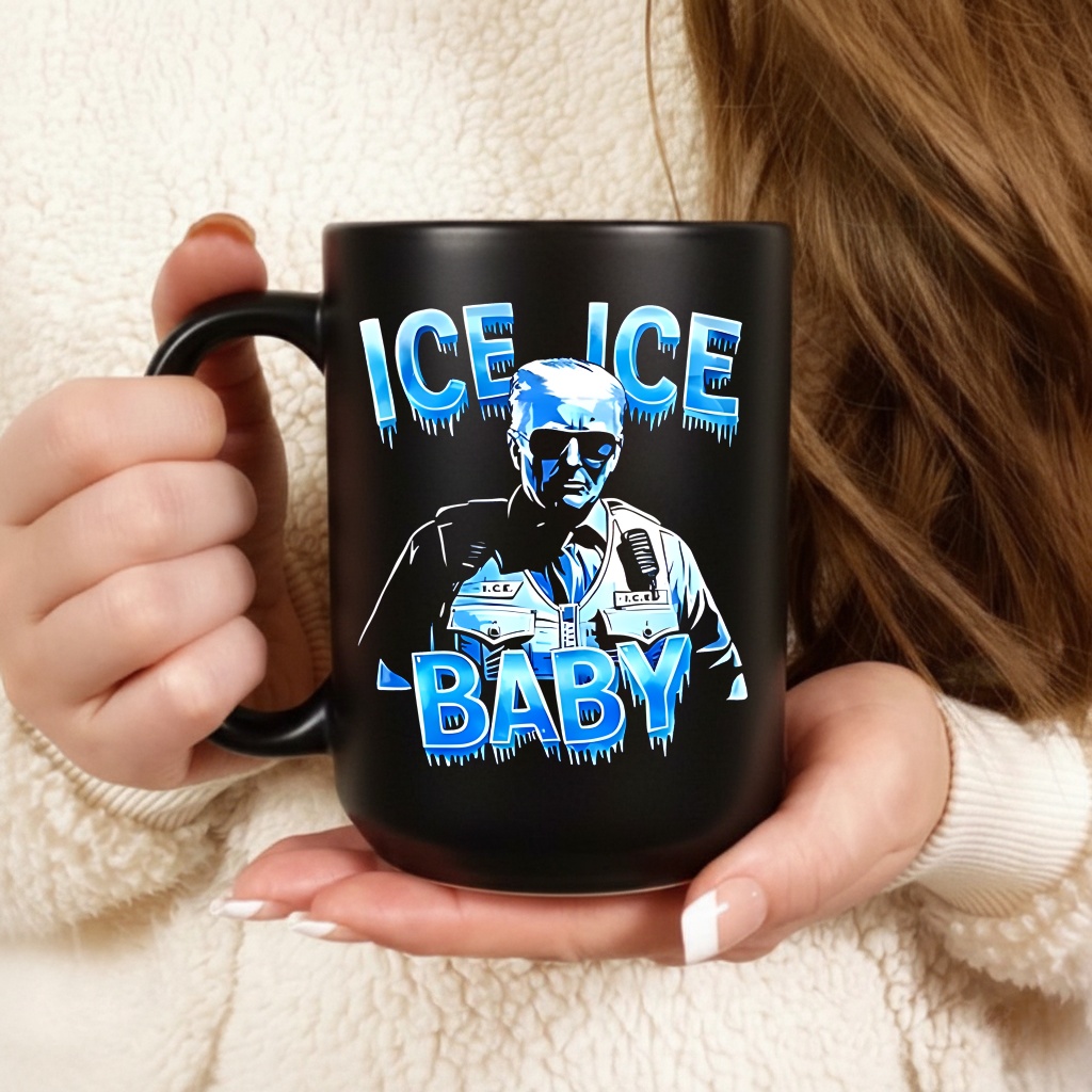 Ice Ice Baby Trump Tactical 2026 Caricature shirt
