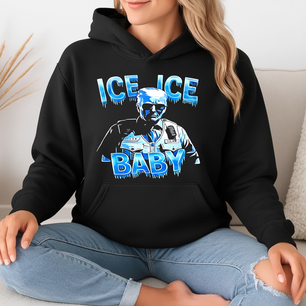 Ice Ice Baby Trump Tactical 2026 Caricature shirt