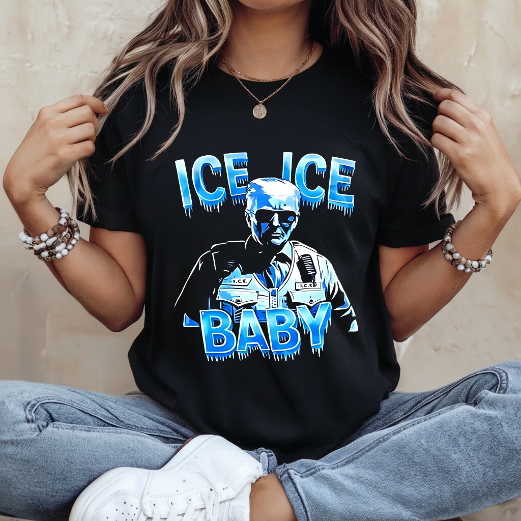Ice Ice Baby Trump Tactical 2026 Caricature shirt