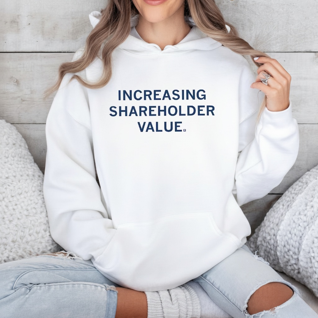 Increasing Shareholder Value Letter Shirt