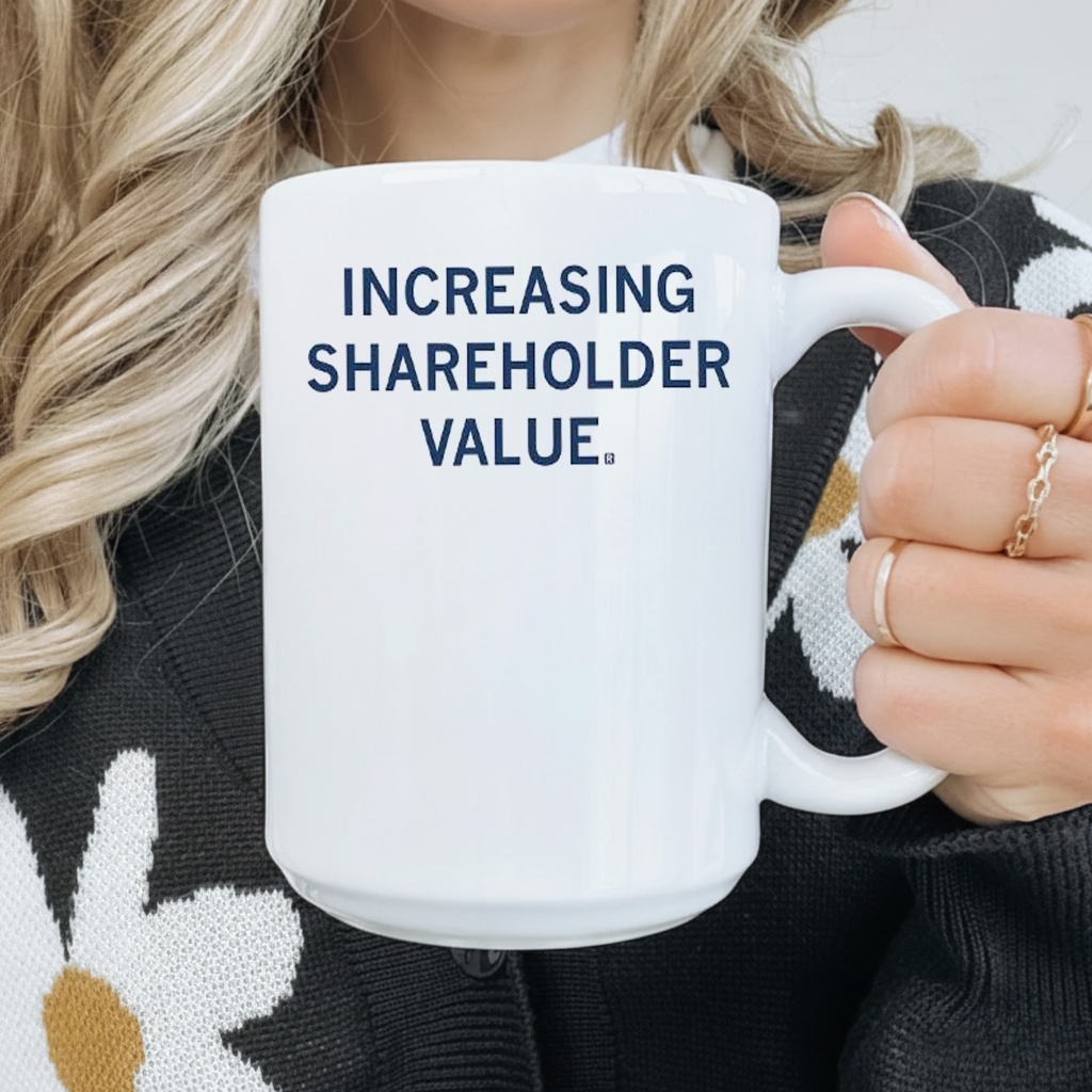 Increasing Shareholder Value Letter Shirt