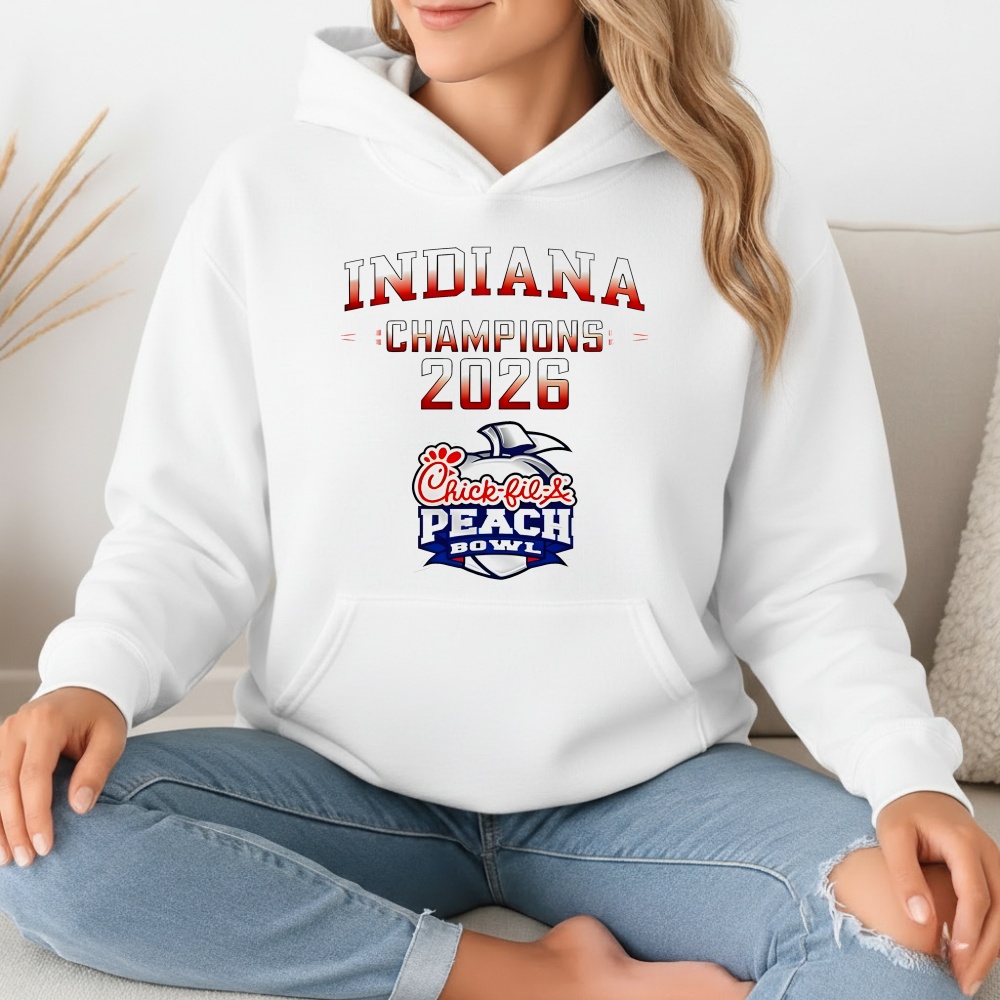 Indiana Champions 2026 Chick-fil-A Peach Bowl shirt