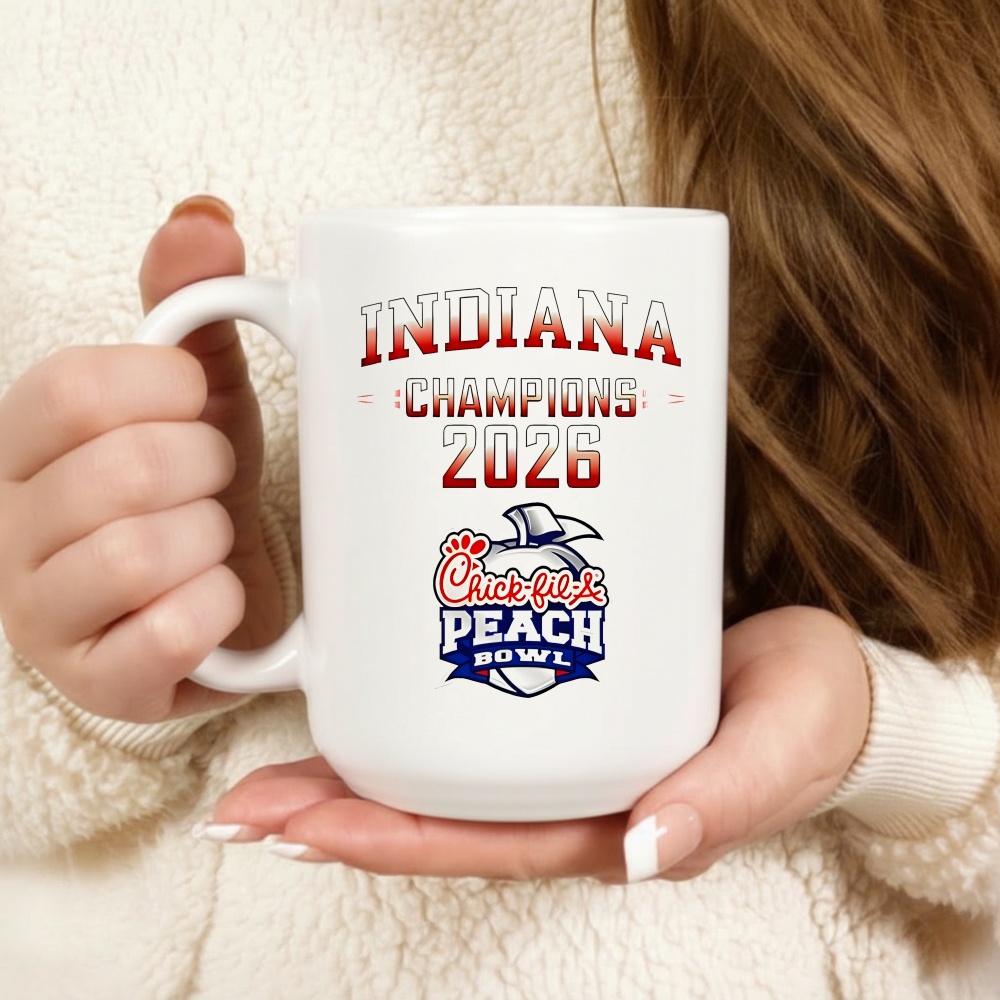 Indiana Champions 2026 Chick-fil-A Peach Bowl shirt