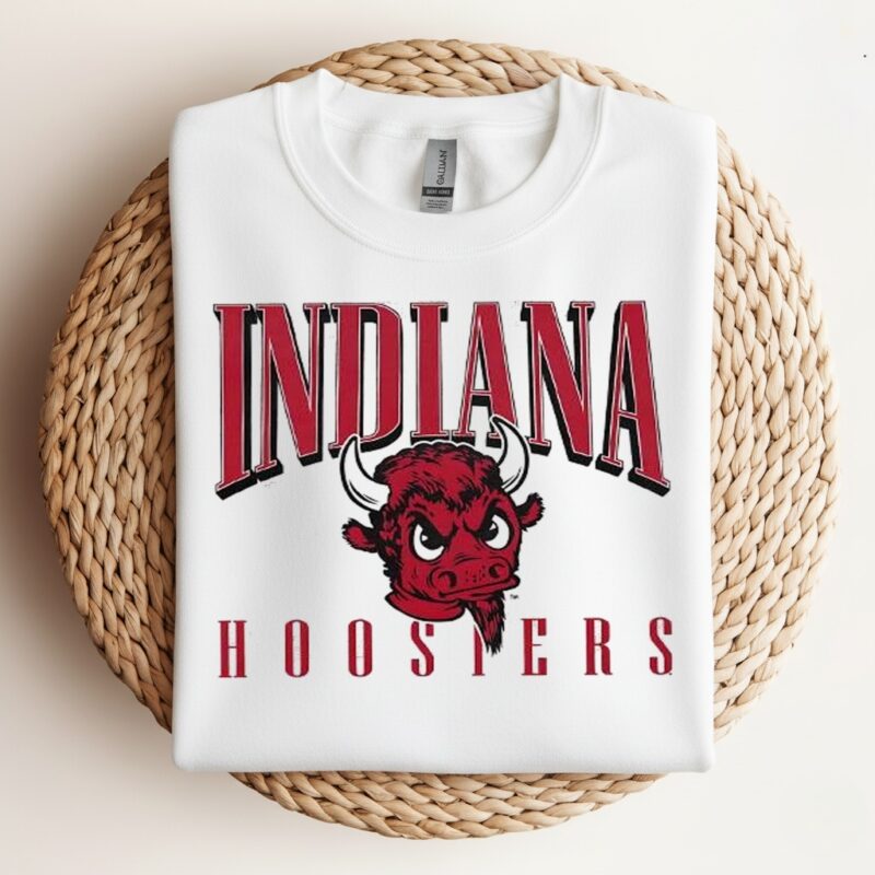 Indiana Hoosiers Bison National Champs_Crewneck Sweatshirt