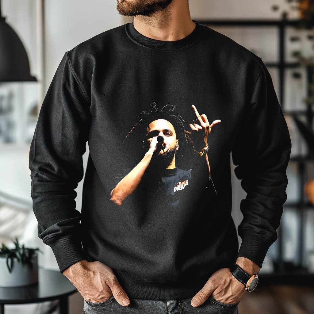 J. Cole Middle Finger Meme shirt