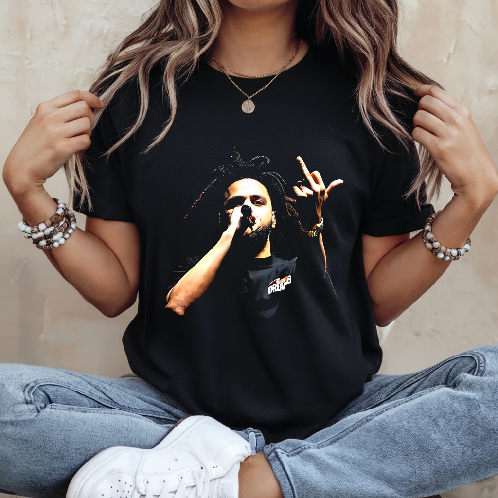 J. Cole Middle Finger Meme shirt