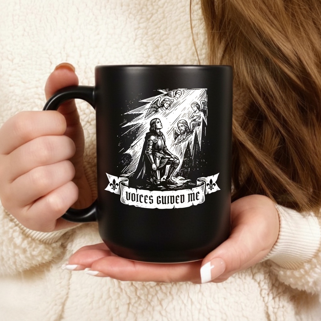 Joan of Arc “Voices Guided Me” Christian shirt