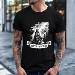 Joan of Arc “Voices Guided Me” Christian shirt