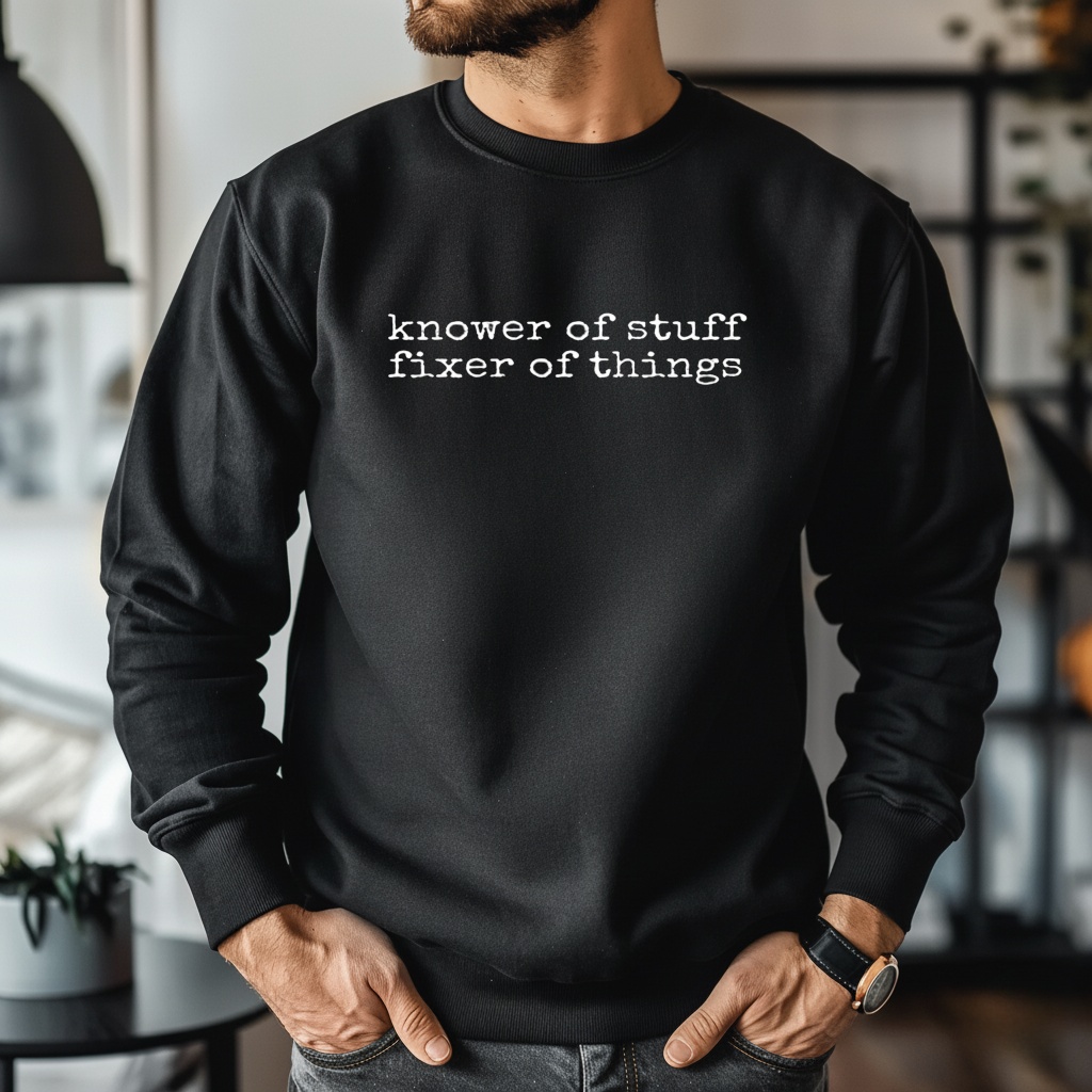 Knower of stuff fixer of things shirt