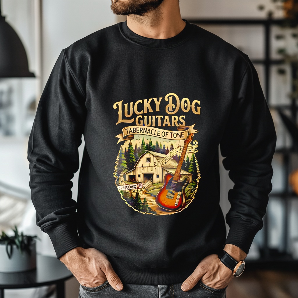 Lucky Dog Guitars “Tabernacle of Tone” shirt