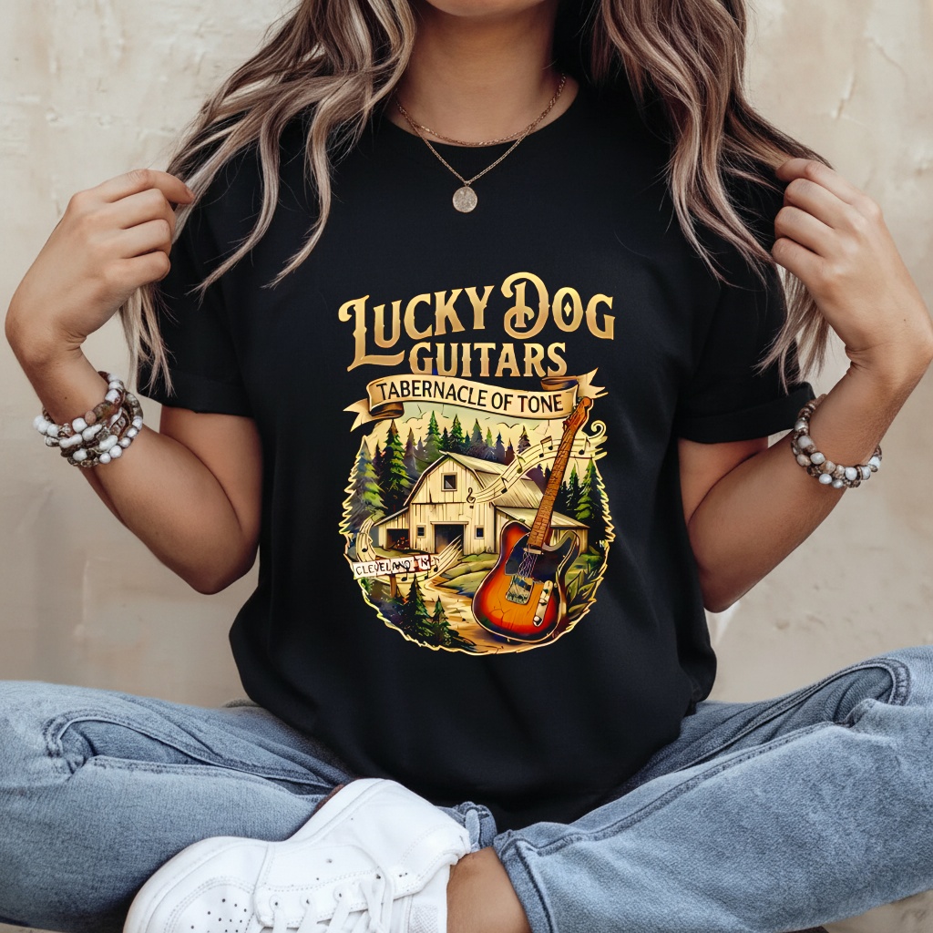 Lucky Dog Guitars “Tabernacle of Tone” shirt