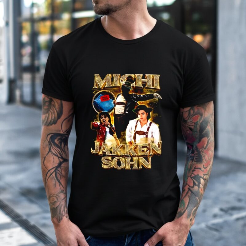 Michi Jakkensohn Billie jean graphic vintage_T-Shirt