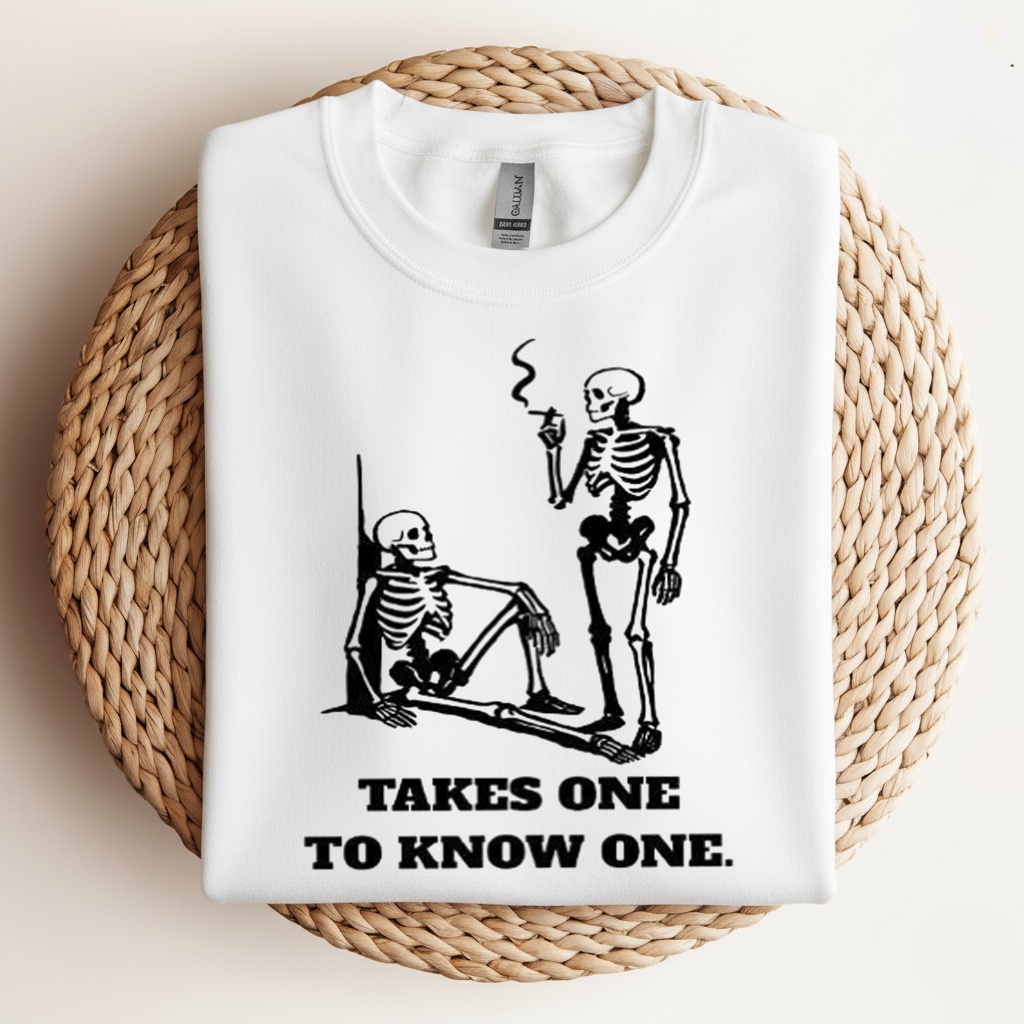 Skeleton Takes One To Know One Shirt