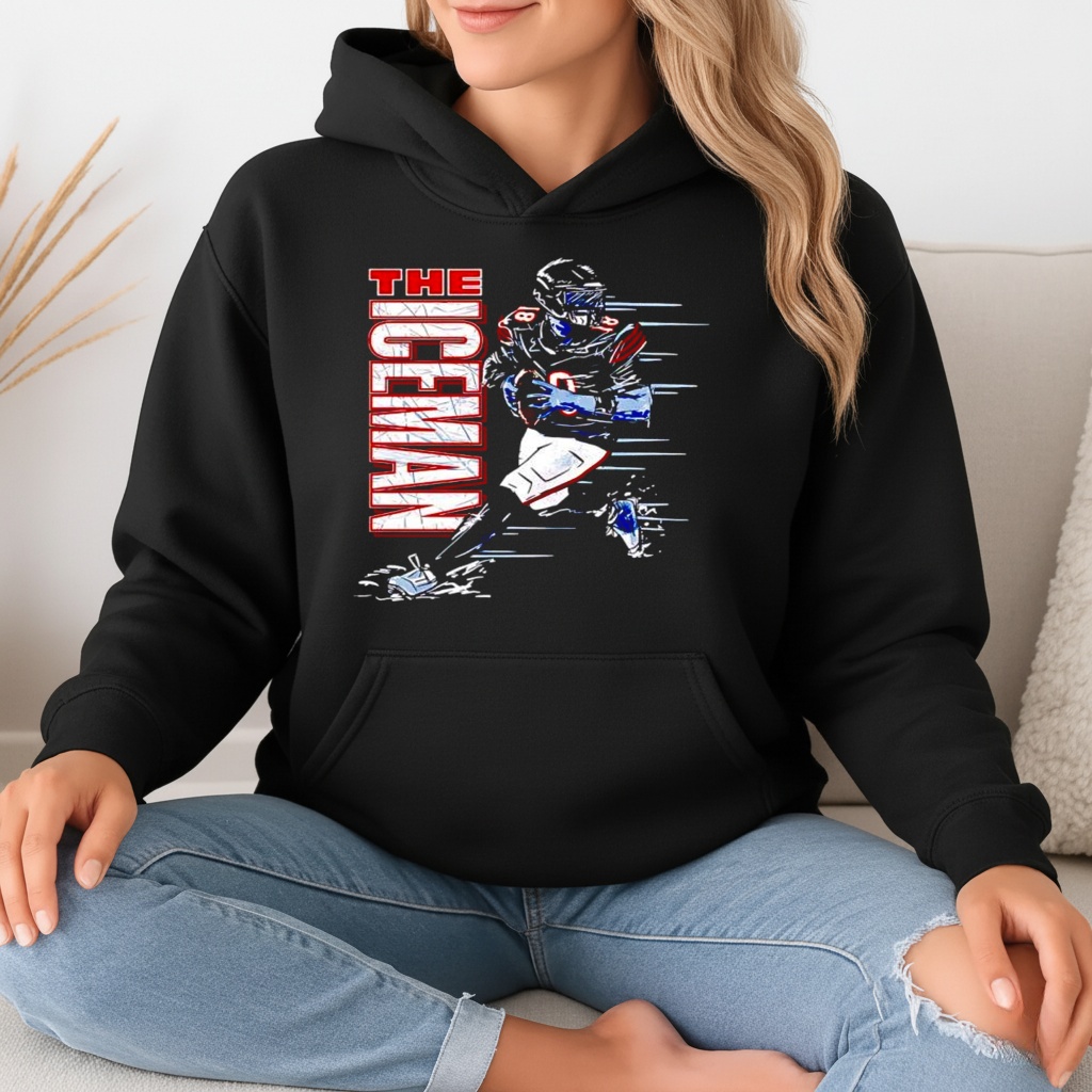 The Iceman Chicago Bear Player graphic shirt