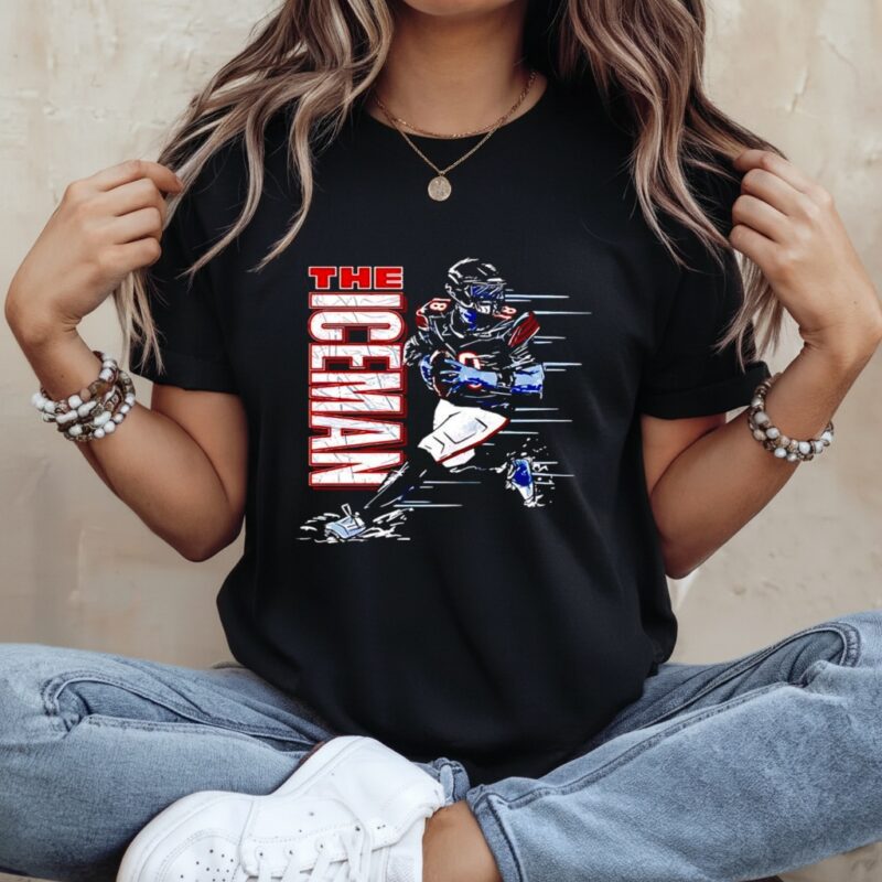 The Iceman Chicago Bear Player graphic_Ladies T-Shirt