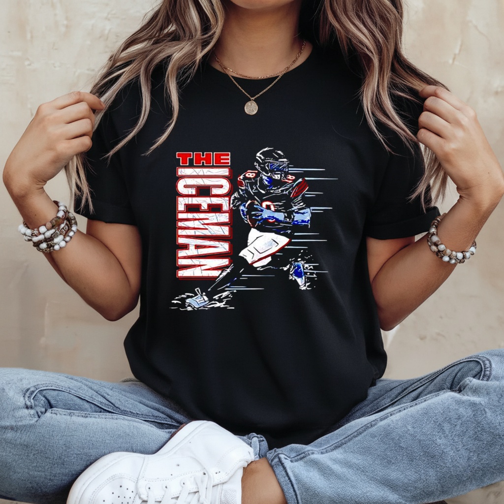 The Iceman Chicago Bear Player graphic shirt