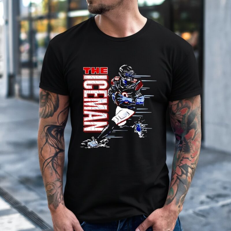 The Iceman Chicago Bear Player graphic_T-Shirt
