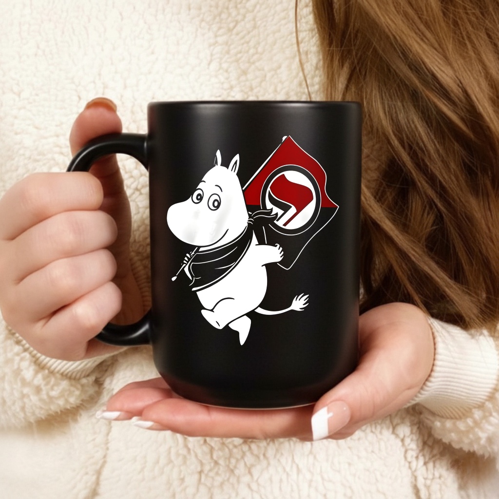 Tom Morello Antifa Moomin Anti Fascist shirt