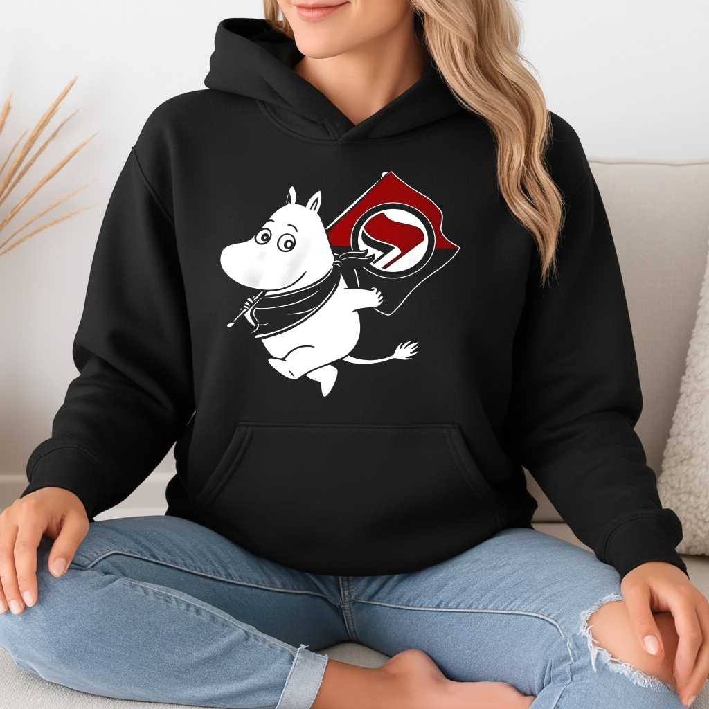 Tom Morello Antifa Moomin Anti Fascist shirt