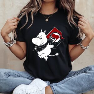 Tom Morello Antifa Moomin Anti Fascist_Ladies T-Shirt