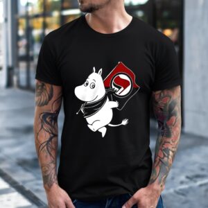 Tom Morello Antifa Moomin Anti Fascist shirt