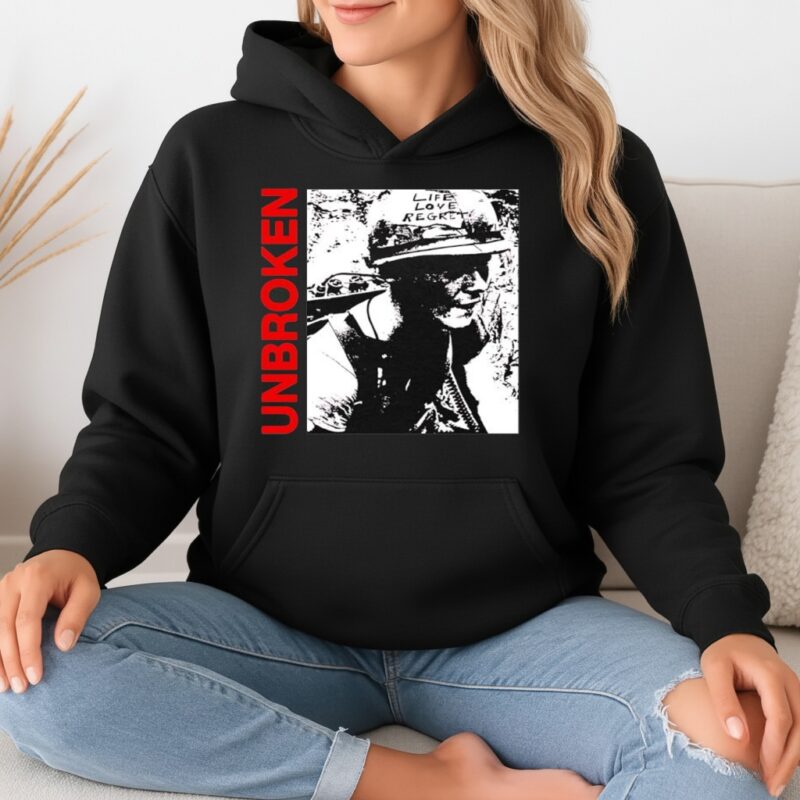 Unbroken Life. Love. Regret album cover_Hoodie