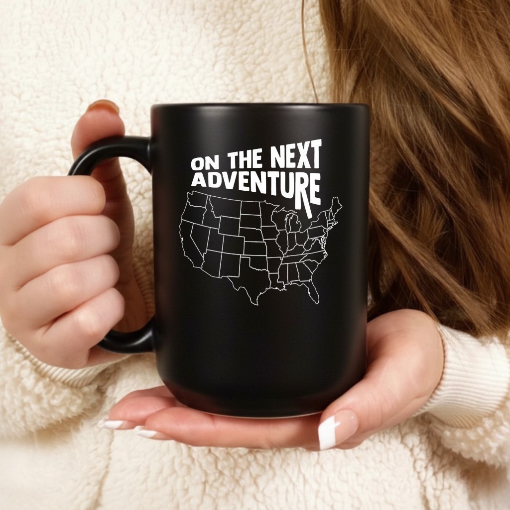 United States Map On the Next Adventure Shirt