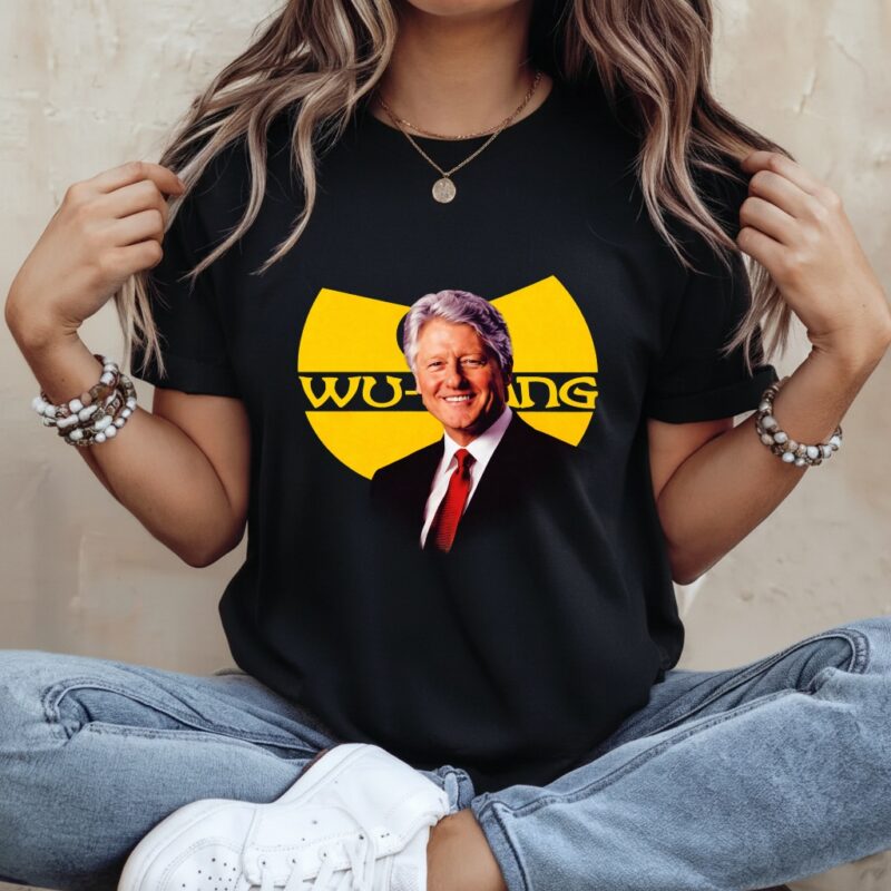 Wu-tang Bill Clinton graphic_Ladies T-Shirt