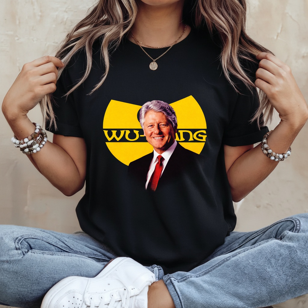 Wu-tang Bill Clinton graphic shirt